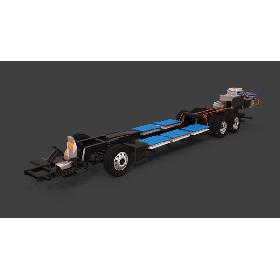 3D model Electric Bus Chassis